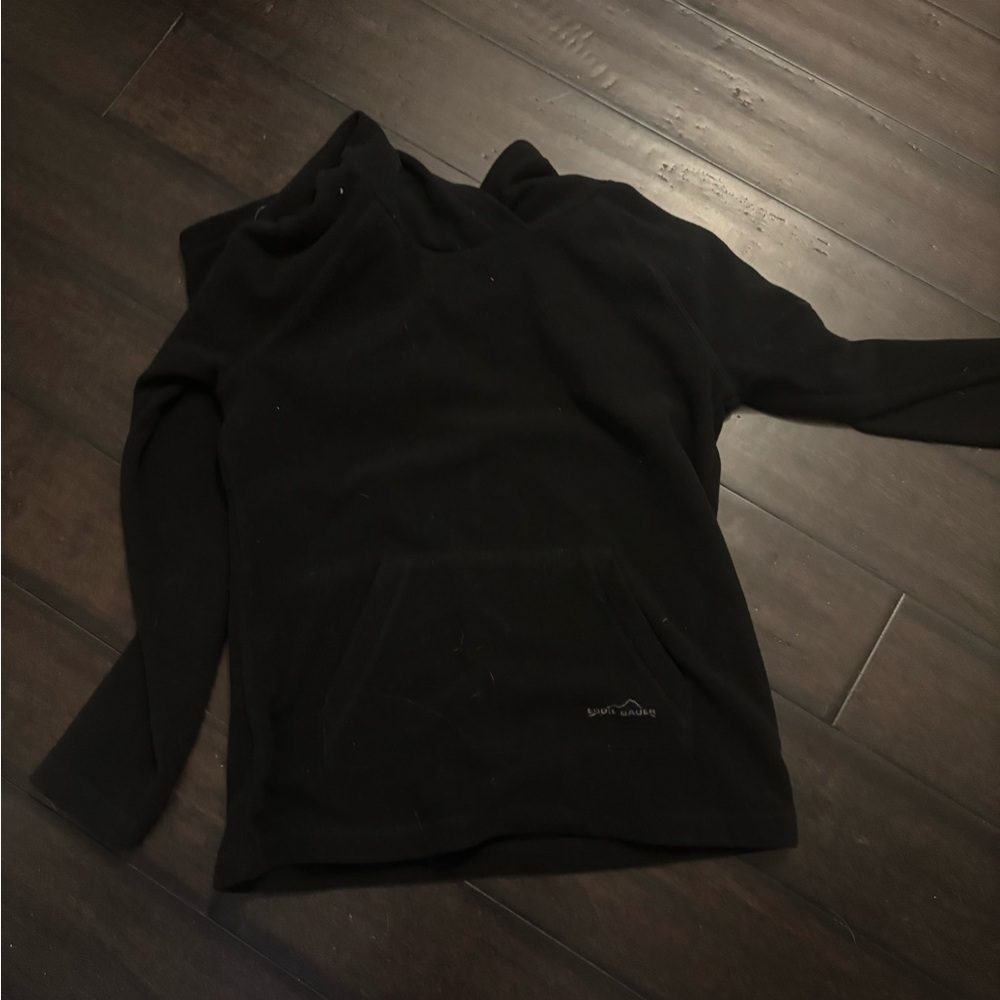Eddie Bauer Classic Black Fleece Hoodie